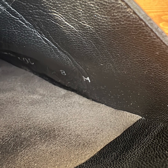 Stuart Weitzman Black Women's Heeled Mules Leather Soles Size 8 - Picture 7 of 7